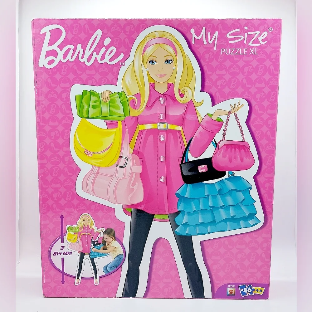 Mattel Barbie My Size XL 3 Foot‎ Tall 46 Pieces